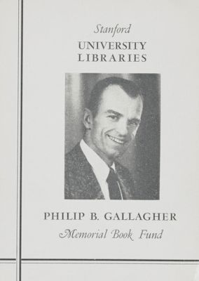 Philip B. Gallagher Memorial Book Fund