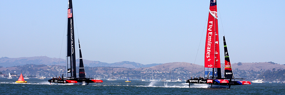 America's Cup 2013. Image from Wikimedia Commons, Donan.raven.