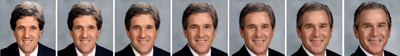Bush/Kerry Morph Spectrum